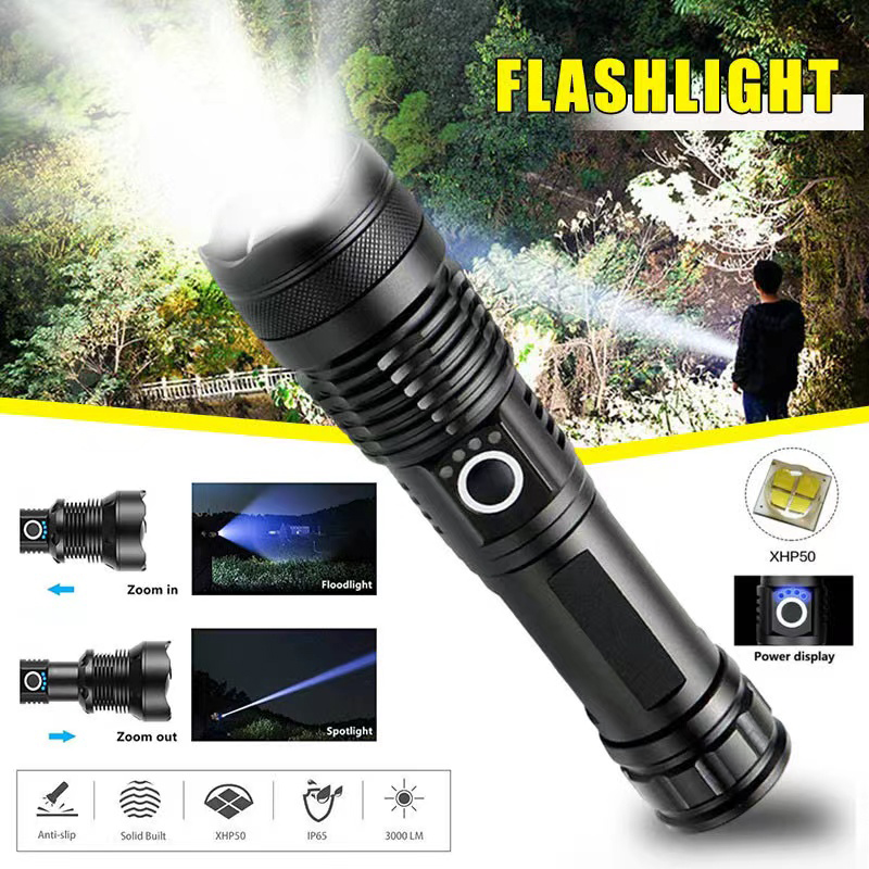 High Power XHP70 Led Flashligh - Outdoor Lighting Usa ulasan dan harga