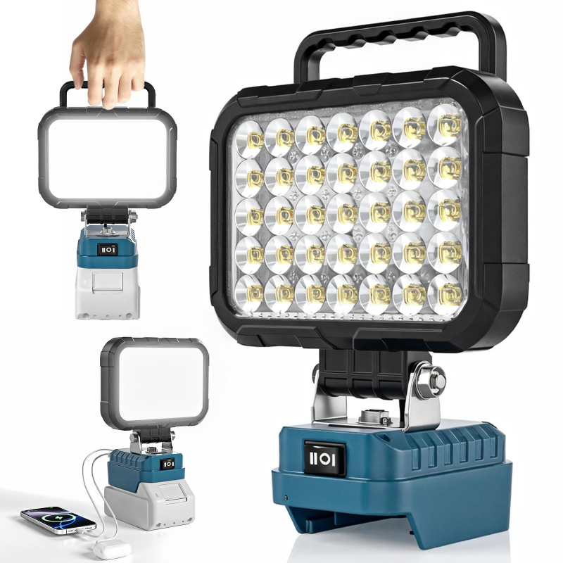 Cordless Construction Site Flo - Outdoor Lighting Milwaukee ulasan dan harga