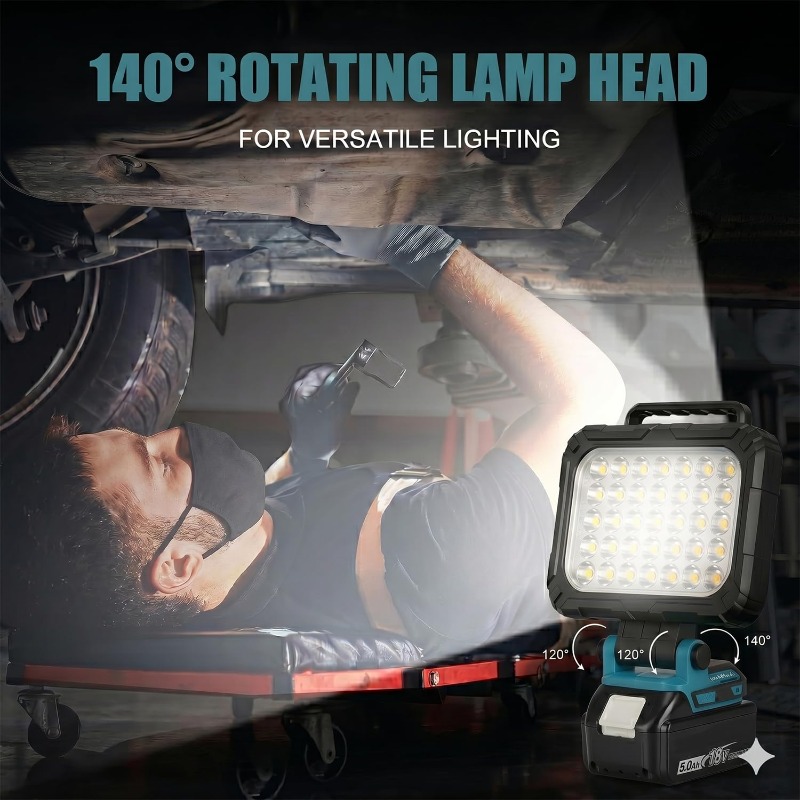 Cordless Construction Site Flo - Outdoor Lighting Milwaukee ulasan dan harga