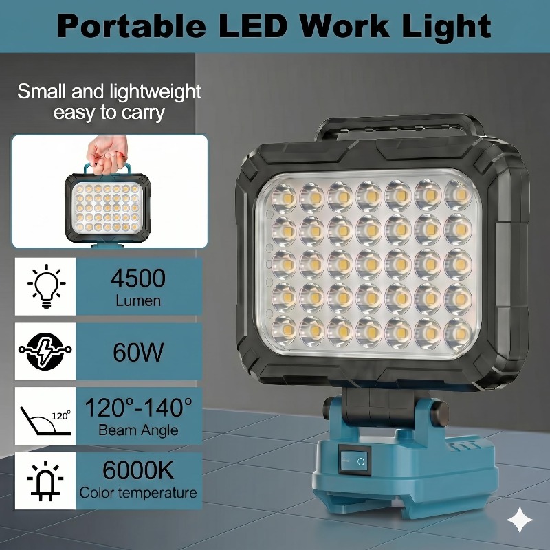 Cordless Construction Site Flo - Outdoor Lighting Milwaukee ulasan dan harga