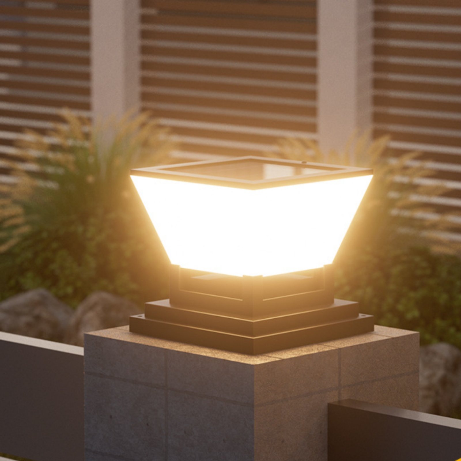 Solar Post Light Water Resista - Outdoor Lighting Install ulasan dan harga