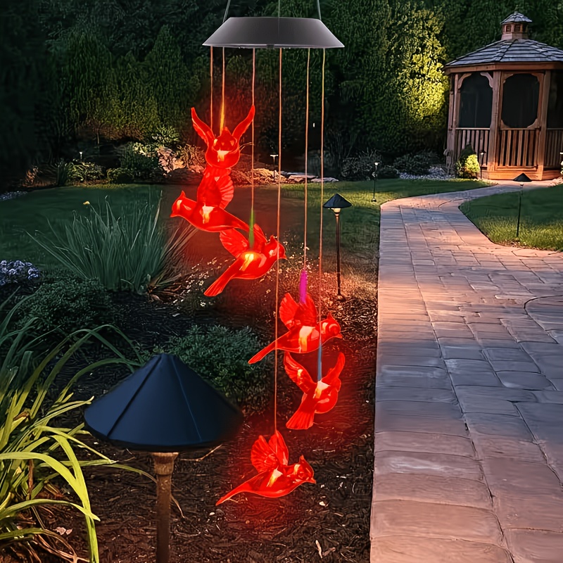 Solar-Powered Flaming Bird Win - Outdoor Lighting Waterproof ulasan dan harga