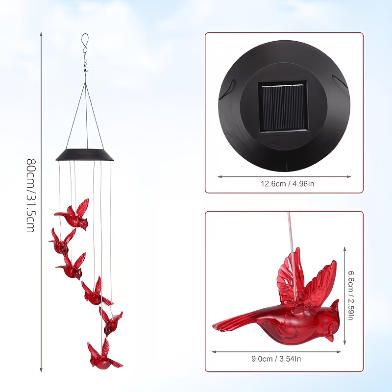 Solar-Powered Flaming Bird Win - Outdoor Lighting Waterproof ulasan dan harga