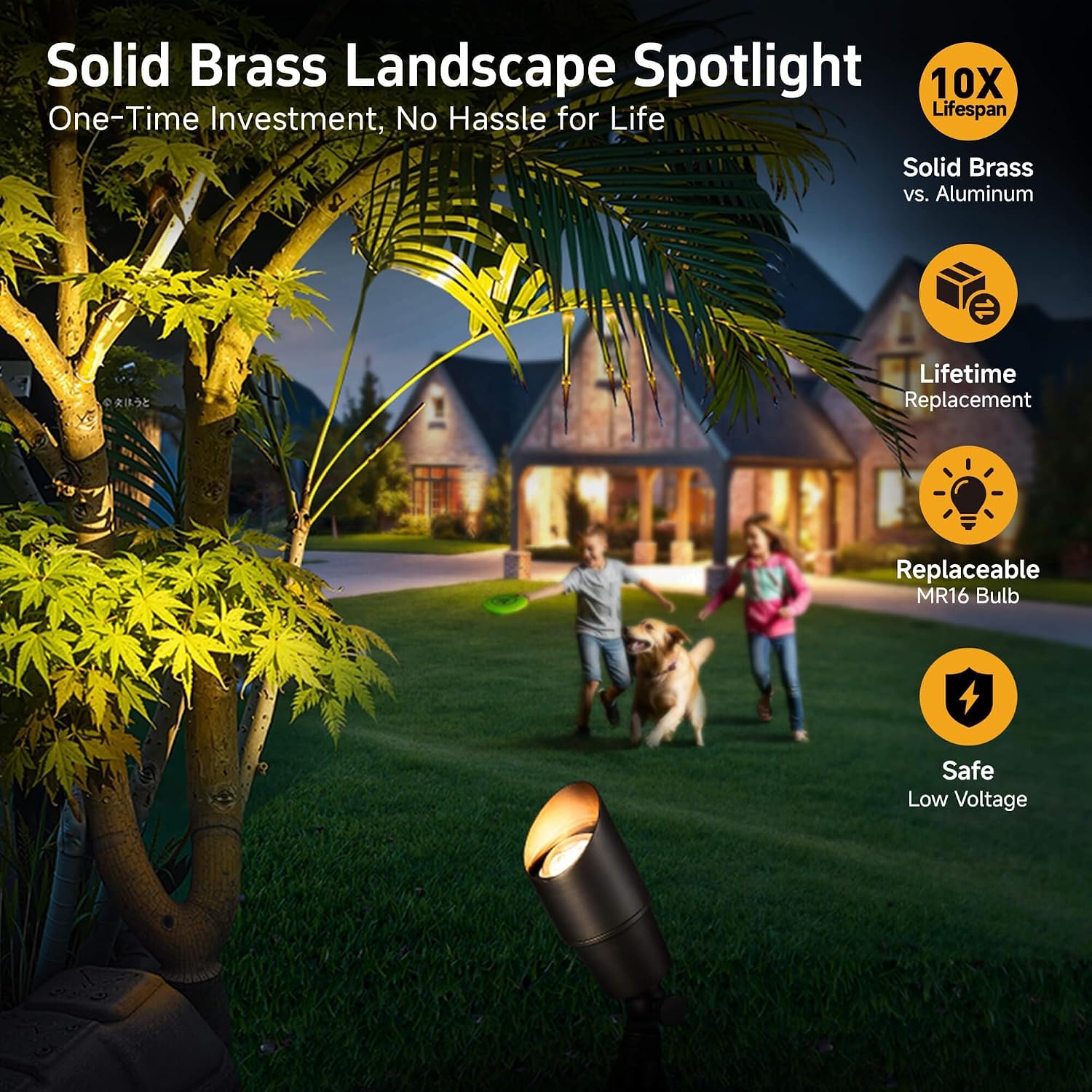 Brass Landscape Lighting Outdo - Outdoor Lighting Wire ulasan dan harga
