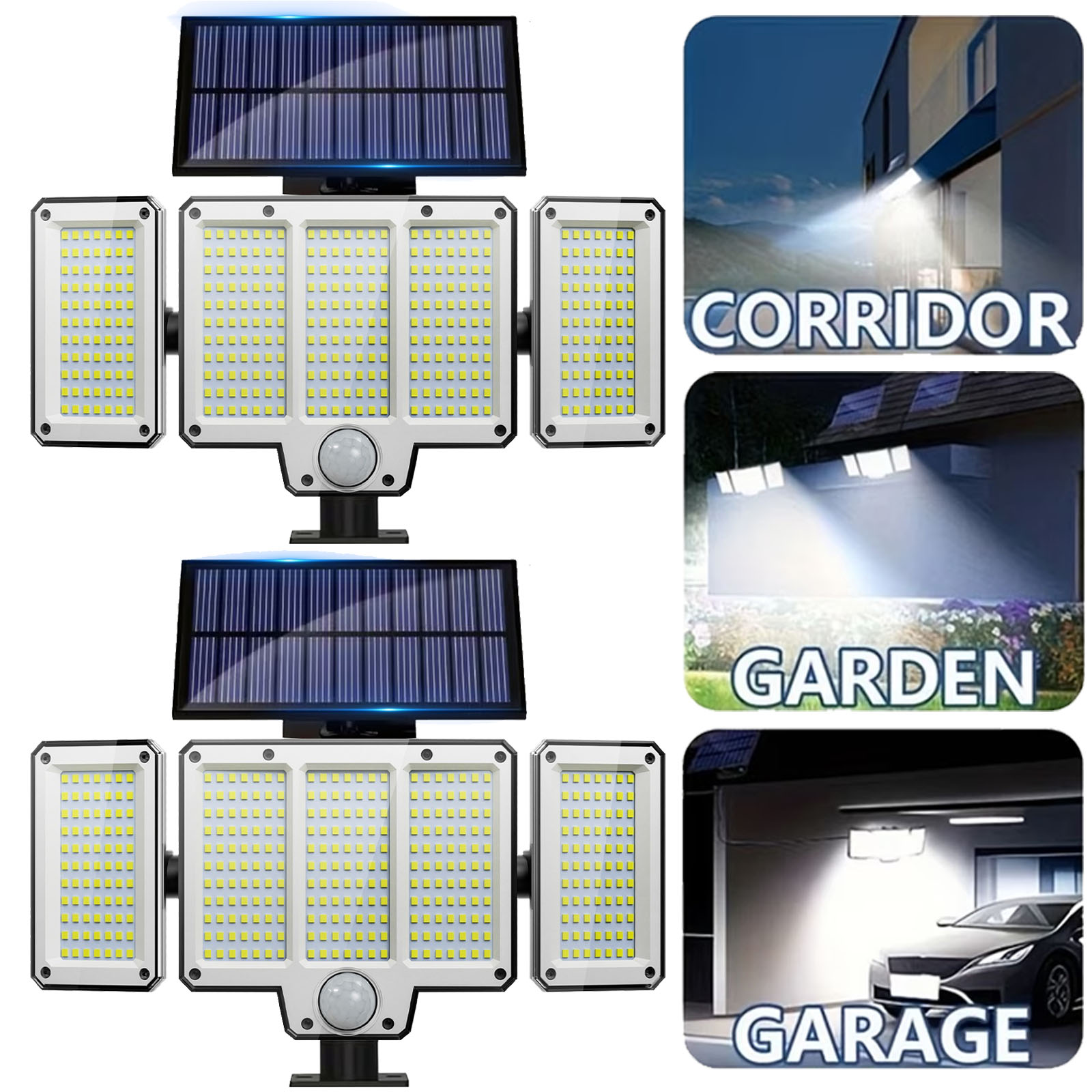 2pcs Wall-Mounted Solar Motion - Xl Outdoor Lighting ulasan dan harga
