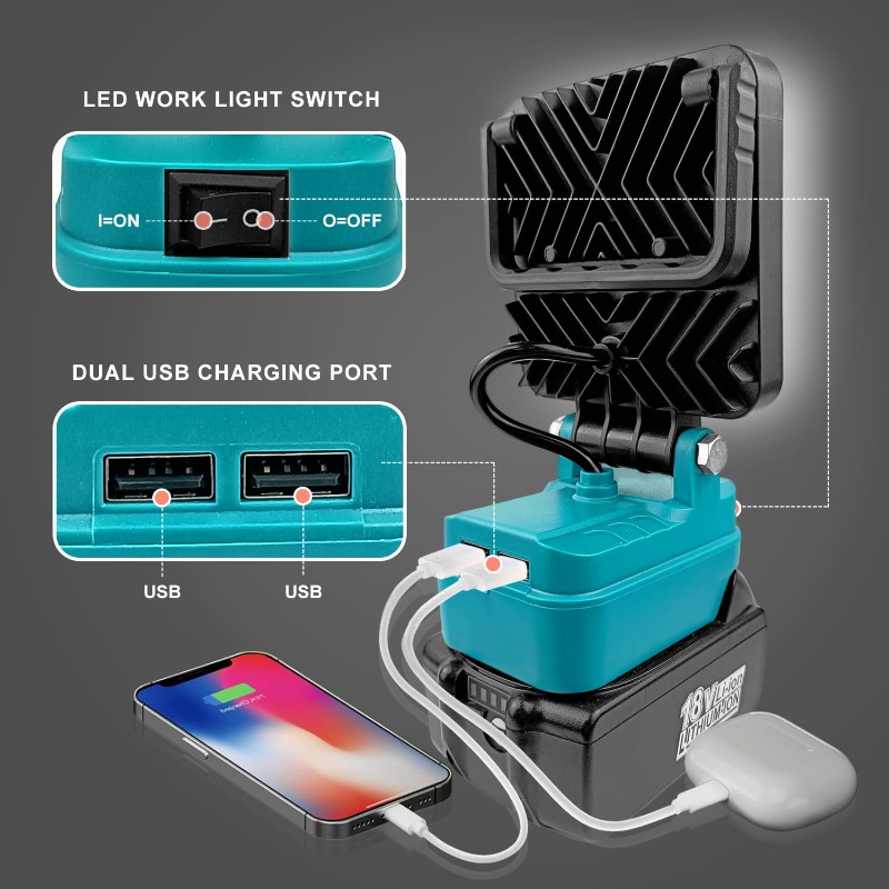 Portable Construction Site Flo - Outdoor Lighting Milwaukee ulasan dan harga