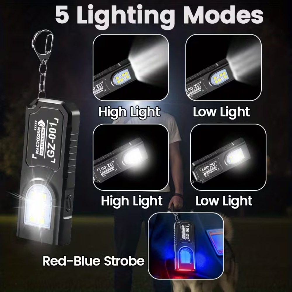 Mini COB LED Keychain Flashlig - Outdoor Lighting Guide ulasan dan harga